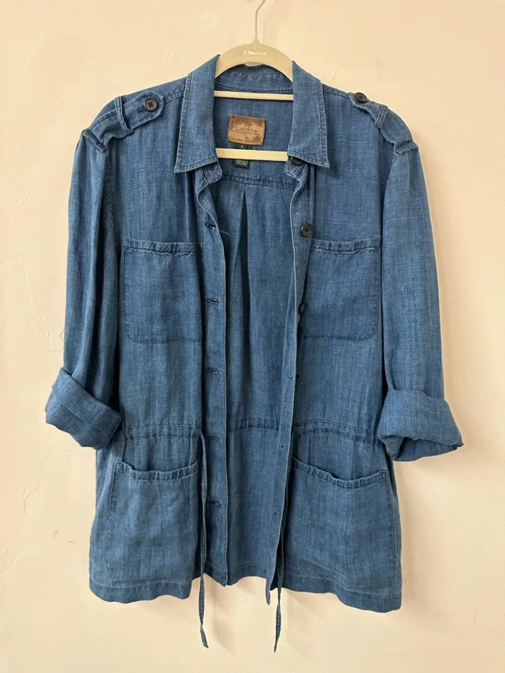 Ralph Lauren Denim Utility Jacket - Blue - Picture 1 of 7